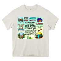 Life Is Better By The Campfire Heavy Core Tee | Teevron