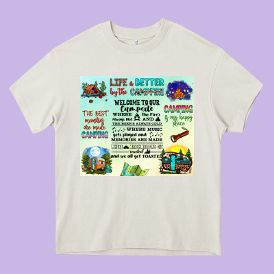 Life Is Better By The Campfire Heavy Core Tee Designed By Jahusdesignshop