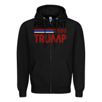 Black President 2020 Trump Zipper Hoodie - Bettercallsaul