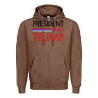 Chestnut President 2020 Trump Zipper Hoodie - Bettercallsaul