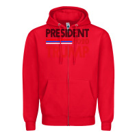 Red President 2020 Trump Zipper Hoodie - Bettercallsaul