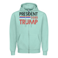 Seafoam President 2020 Trump Zipper Hoodie - Bettercallsaul