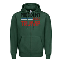 Sports Green President 2020 Trump Zipper Hoodie - Bettercallsaul
