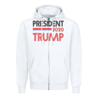 White President 2020 Trump Zipper Hoodie - Bettercallsaul
