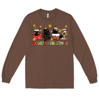 Chestnut meowy christmas cats Long Sleeve Tee - MaliasSmallBusiness