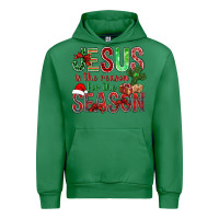 Emerald jesus is the reason for the season christmas bbs Urban Hoodie - BundleAndBundleShop