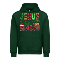 Forest Green jesus is the reason for the season christmas bbs Urban Hoodie - BundleAndBundleShop