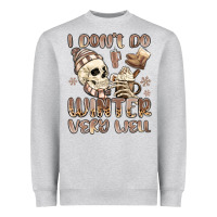 Heather Grey i don't do winter very well Heavyweight Sweatshirt - MaliasSmallBusiness