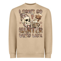 Mushroom i don't do winter very well Heavyweight Sweatshirt - MaliasSmallBusiness