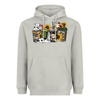 Moon Dust Cowhide coffee cups Heavyweight Hoodie - HowdyJamesFarm