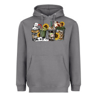 Storm Cowhide coffee cups Heavyweight Hoodie - HowdyJamesFarm