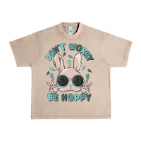 French Oak don't worry be hoppy Urban Heavy Tee - MaliasSmallBusiness