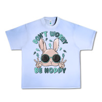 Grape Ice don't worry be hoppy Urban Heavy Tee - MaliasSmallBusiness
