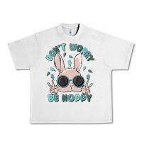 Lunar Rock don't worry be hoppy Urban Heavy Tee - MaliasSmallBusiness
