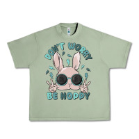 Oil Green don't worry be hoppy Urban Heavy Tee - MaliasSmallBusiness