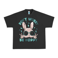Pigment Black don't worry be hoppy Urban Heavy Tee - MaliasSmallBusiness