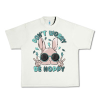 Pistachio don't worry be hoppy Urban Heavy Tee - MaliasSmallBusiness