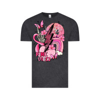 Vintage Black pink vibes Vintage Tee - MaliasSmallBusiness