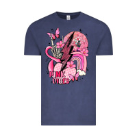 Vintage Denim pink vibes Vintage Tee - MaliasSmallBusiness