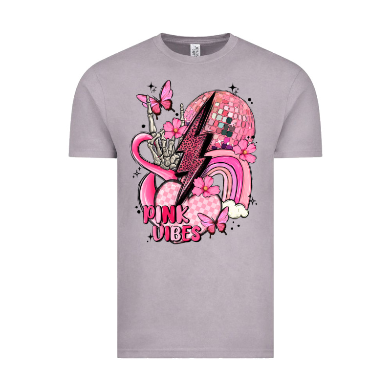Pink Vibes Vintage Tee by MaliasSmallBusiness | Teevron