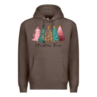 Coffee christmas trees Premium Hoodie - CowGirlArtShop