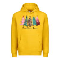 Lemon christmas trees Premium Hoodie - CowGirlArtShop