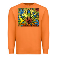 Carrot stained glass weed Premium Sweatshirt - TumblerDesignByShophia