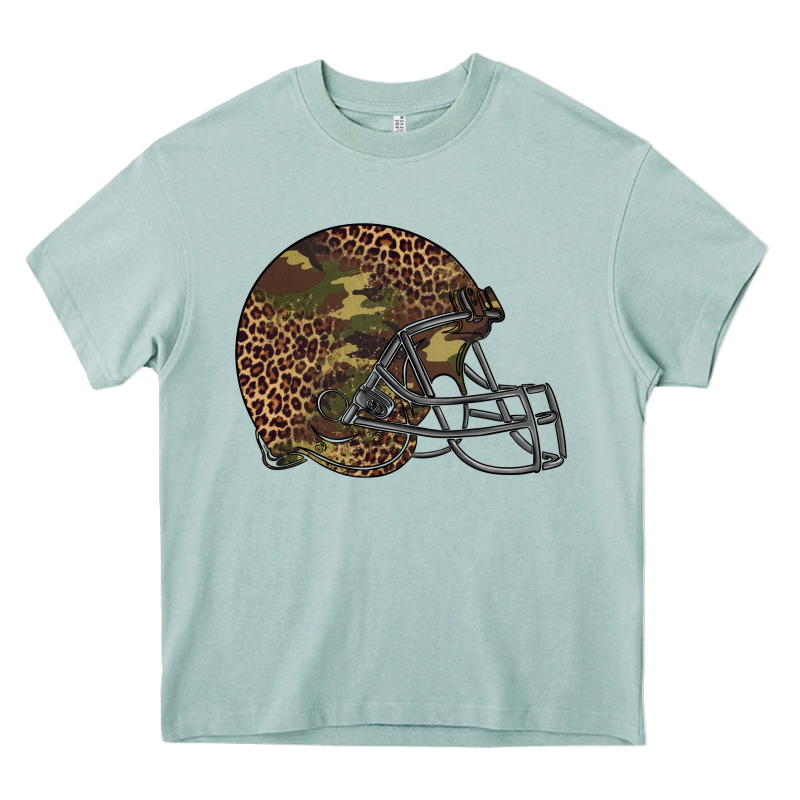 American Football Helmet Heavy Core Tee by BarkalooDesign | Teevron