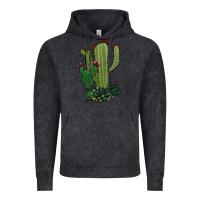 Vintage Black cactus Vintage Hoodie - Jasminsmagicworld