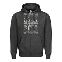 Charcoal Heather Merry Christmas Zipper Hoodie - Bettercallsaul