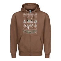 Chestnut Merry Christmas Zipper Hoodie - Bettercallsaul