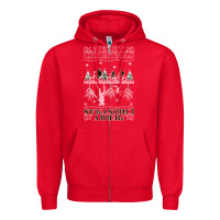 Red Merry Christmas Zipper Hoodie - Bettercallsaul