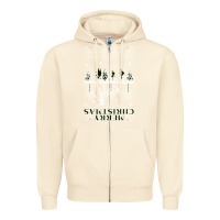 Sandshell Merry Christmas Zipper Hoodie - Bettercallsaul