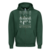 Sports Green Merry Christmas Zipper Hoodie - Bettercallsaul