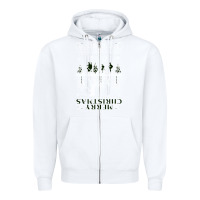 White Merry Christmas Zipper Hoodie - Bettercallsaul
