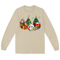 Mushroom christmas Long Sleeve Tee - MaliasSmallBusiness