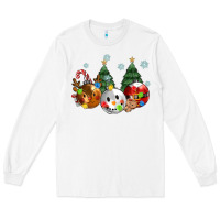 White christmas Long Sleeve Tee - MaliasSmallBusiness