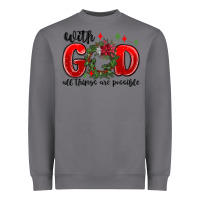 Storm with god all things are possible Heavyweight Sweatshirt - MaliasSmallBusiness