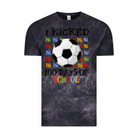 Cloud Black i kicked 100 days of school Vintage Tee - MaliasSmallBusiness