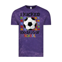 Cloud Purple i kicked 100 days of school Vintage Tee - MaliasSmallBusiness