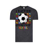 Vintage Black i kicked 100 days of school Vintage Tee - MaliasSmallBusiness