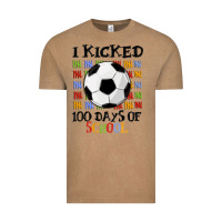 Vintage Coffee i kicked 100 days of school Vintage Tee - MaliasSmallBusiness