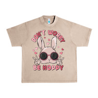 French Oak don't worry be hoppy Urban Heavy Tee - MaliasSmallBusiness