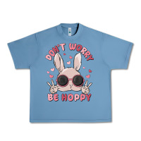 Pebble Blue don't worry be hoppy Urban Heavy Tee - MaliasSmallBusiness