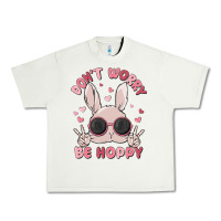 Pistachio don't worry be hoppy Urban Heavy Tee - MaliasSmallBusiness