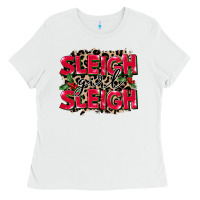 White Sleigh Girl Sleigh Ladies Tee - FaDigitalArtStudio