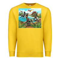 Lemon dinosaurs Premium Sweatshirt - TumblerDesignByShophia