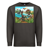 Smoke dinosaurs Premium Sweatshirt - TumblerDesignByShophia