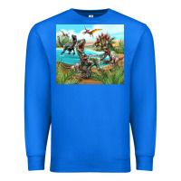 True Royal dinosaurs Premium Sweatshirt - TumblerDesignByShophia