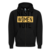 Black Nasty Women Vote Zipper Hoodie - Bettercallsaul